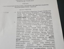Bupati Takalar Resmi Berhentikan Kepala Desa Kadatong Abdul Rauf Akibat Kasus Pidana