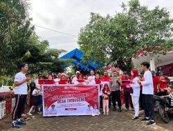 Warga Antusias Ikuti Jalan Sehat Semarak HUT RI ke-80 di Desa Timbuseng