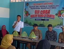 Menuju Generasi Sehat, Polsel Resmi Jalankan Uji Coba Makanan Bergizi