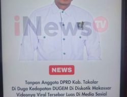 Pamflet Berlogo iNewsTV Hebohkan DPRD Takalar, Berujung Laporan Polisi