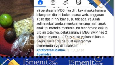 Program MBG di SMPN 2 Takalar Viral, Wali Murid Pertanyakan Nilai dan Kualitas